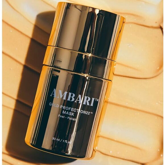 Ambari Gold Profection 22 Facial Mask Peel Alpha-Hydroxy Clean Beauty 1 fl. oz. - Picture 1 of 12
